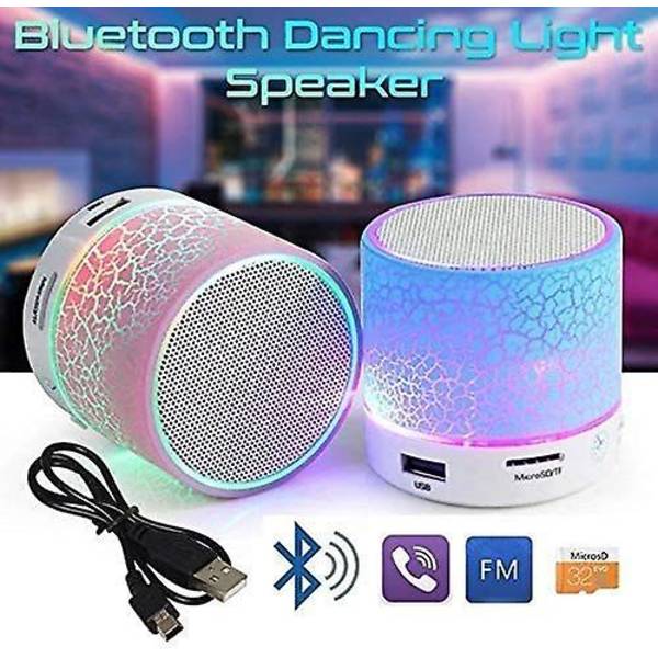Portabel Trådlös Mini Bluetooth Högtalare, AI Case Super Bass Ster