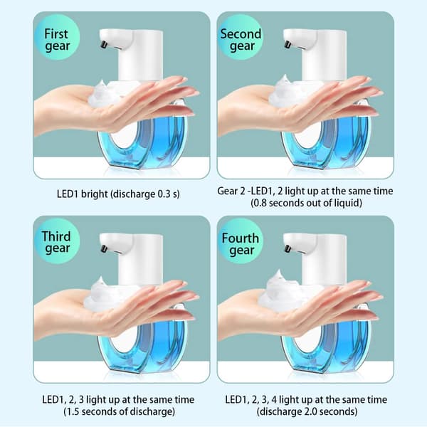 430 ml automatisk sæbedispenser Smart Foaming (skum)