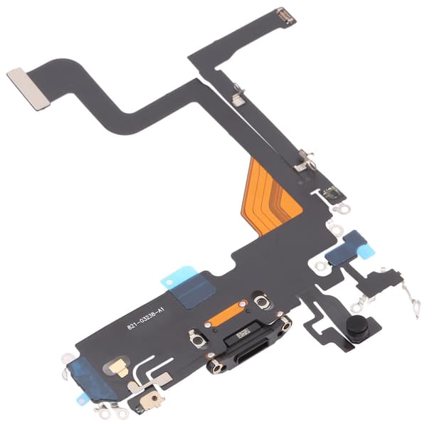 Til iPhone 13 Pro Opladningsport Flexkabel Black