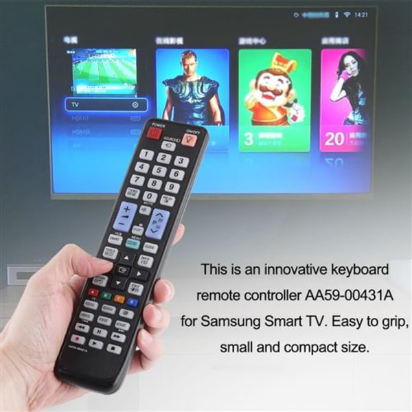 Fjärrkontroll TV-kontroll Fjärrkontroll TV för Samsung AA59