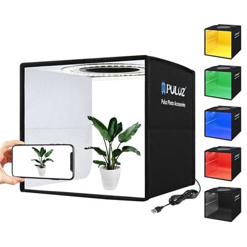 [LCS]PULUZ Light Box Bærbart foldbart telttelt med 12 farver baggrund