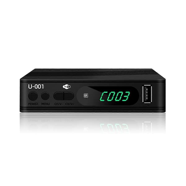 DVB-T2 TV-tuner Terrestrisk Satellitt-TV-mottaker Digital TV-dekoder HEVC DVBT2 264 HD TV-bokser USB S As Shown