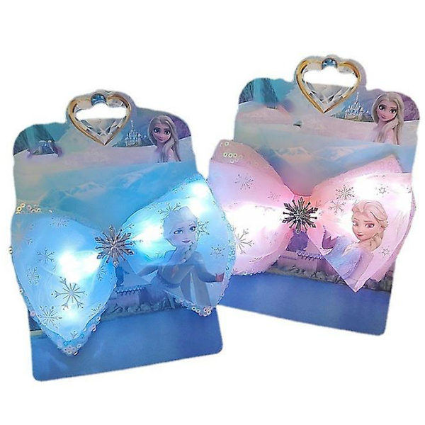 Glitter Sløyfer Hårnåler Hårspenner for Barn blue