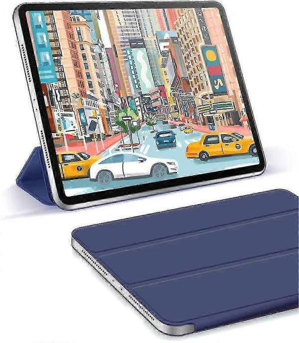 iPad Pro 11-tommers deksel med sterk magnetisk folding og justerbart stativ BLUE