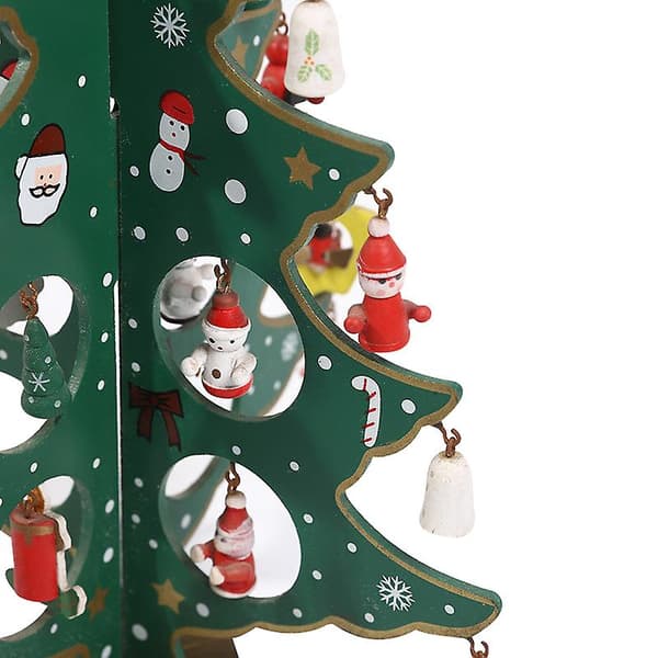 [LCS]Bordplade Mini Træ Juletræ Til Julepynt green