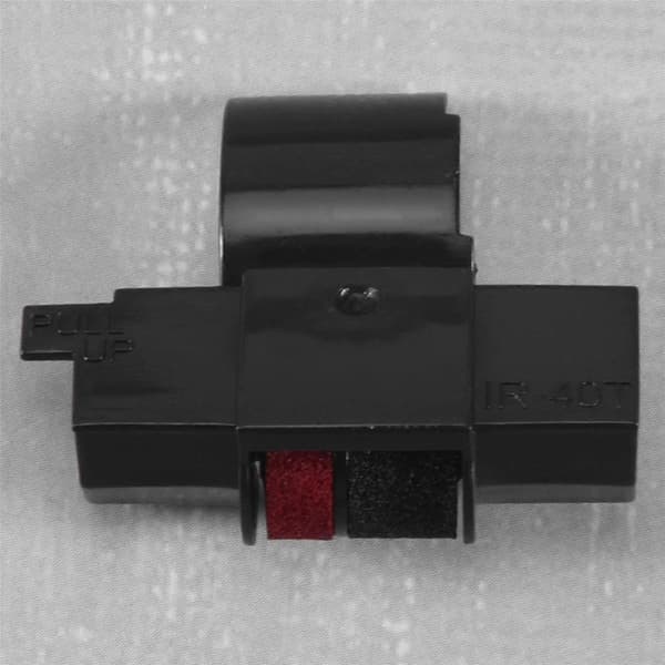 IR-40T (5-pak) Kompatible regnemaskineprinterbånd blækrulle - Sort & Rød black   red