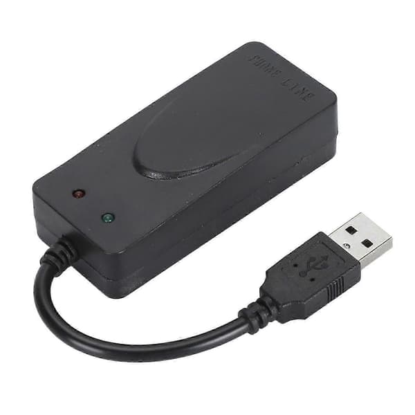 USB 56K Ekstern Dial Up Fax Data Modem Dobbelte RJ11-porte Understøtter Nummer-ID Computer Bærbar Fax Modem til Windows til LINUX
