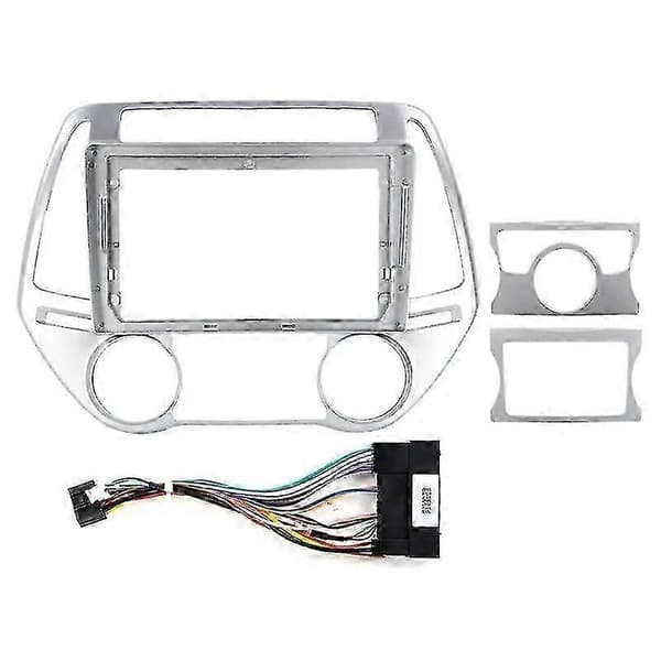 [LCS]Bilstereo instrumentbräda ram för Hyundai I20 2012 2013 2014 Bilvideopanel ram strömkabel Frame Cable Poland