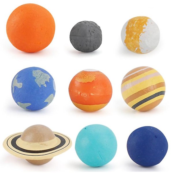 9 st Universum Planet Modell Vintergatan Solsystem Planet Mars M