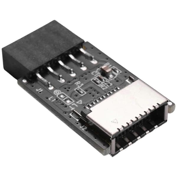 [LCS] Emolevyn USB2.0 9-nastainen TYPE-C A-KEY -etuliittimen muunnin USB3.2 TYPE-E -liitäntäotsikko Ada as shown