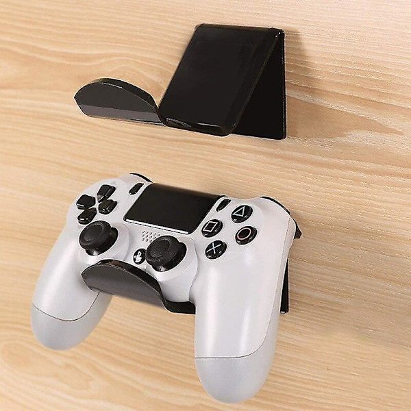 Spillkontrollerbrakett akryl headset henger veggmonteringsbrakett selvklebende krok for ps3 ps4 xbox switch gamepads headset 3
