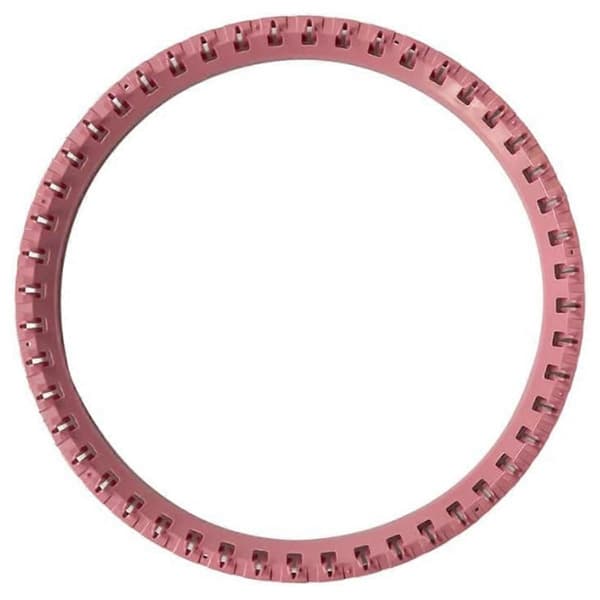 2 st toppringbyte för 48 nålars stickmaskinstillbehör rosa nålhylscirkel