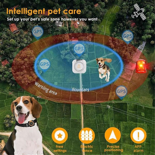 Mini kæledyrs GPS-tracker med sundhedsmonitor 4G SIM-kort Anti-tab tracker Realtidspositionering Kæledyr gør