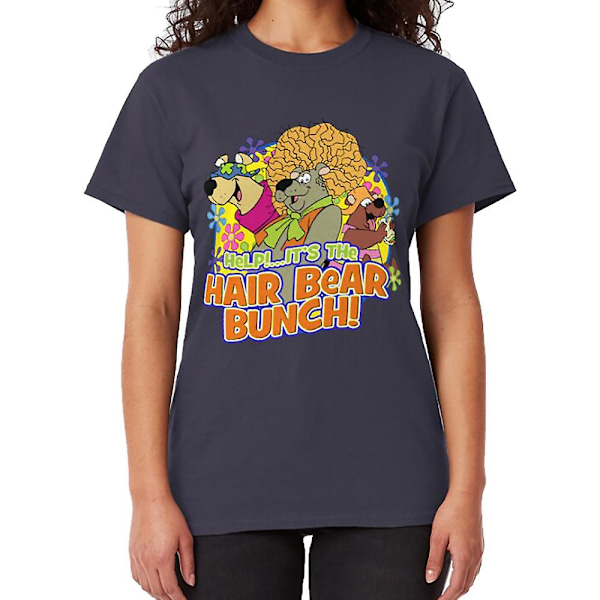 HJÆLP! Det er Hair Bear Bunch! T-shirt, sticker, maske navy L navy