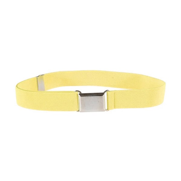 Justerbara elastiska canvasbälten för pojkar flickor enfärgad stretch västerländskt bälte barn midjeband cummerband typ 1 Length 35-75cm Type 1