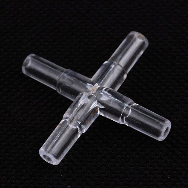 Akvarium fisketank luftpumpe kobling t-formet kobling White 3 ways