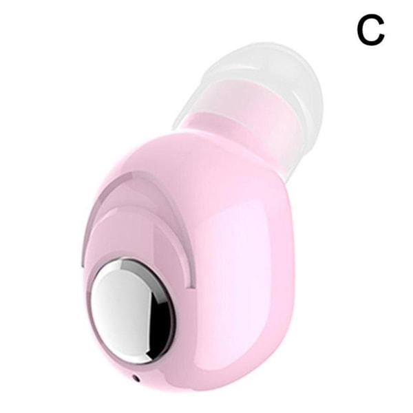 1*Langattomat Bluetooth-kuulokkeet In-ear Stereo Headset Earbud M Red One-size