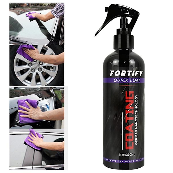 Keraaminen autopesu Fortify Quick Coat -kiillotus- ja tiivistyssuihke Chouches-autoille