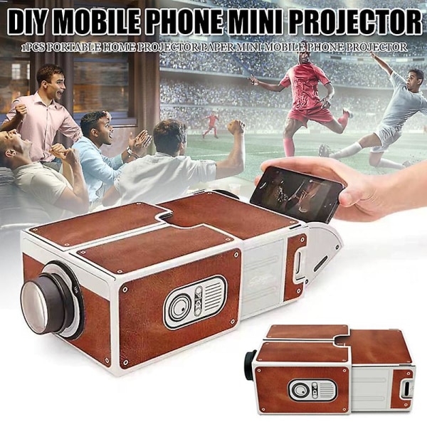 Smartphone projektor Skapa en liten hemmabio bärbar telefonprojektor
