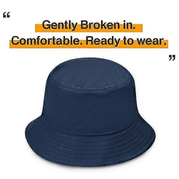 Neutral bomuldsfiskerhat foldbar solhat til mænd kvinder sort hvid khaki marineblå navy blue