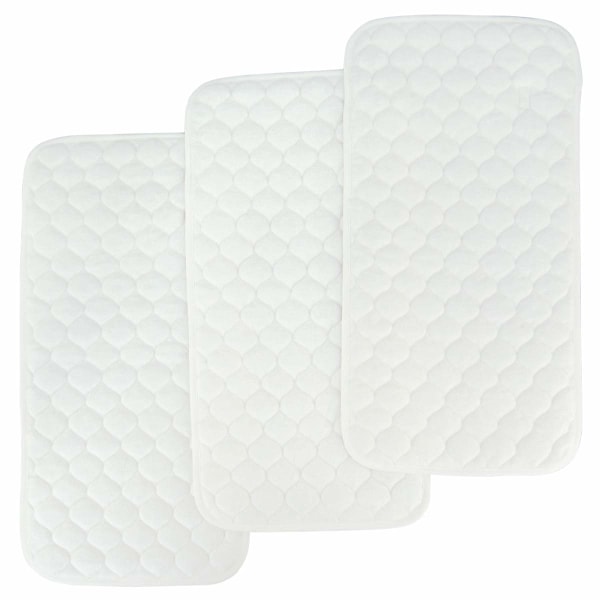 Set med 3 skötbäddar, hudvänliga, bambubomull