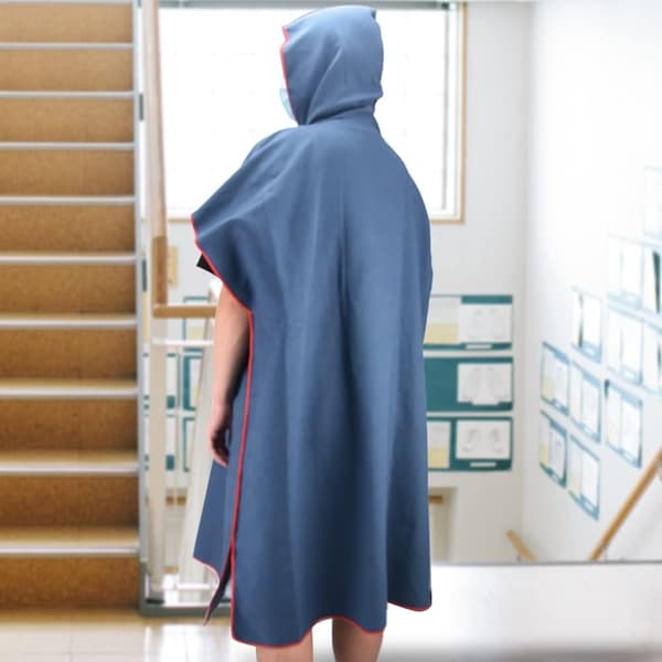 [LCS] Strand-/Surf-/Badehåndkle for voksne og barn - Poncho med hette