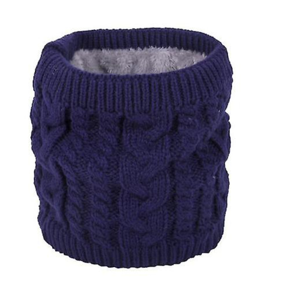Unisex Talviset Lämpimät Neulotut Kaulurit Blue