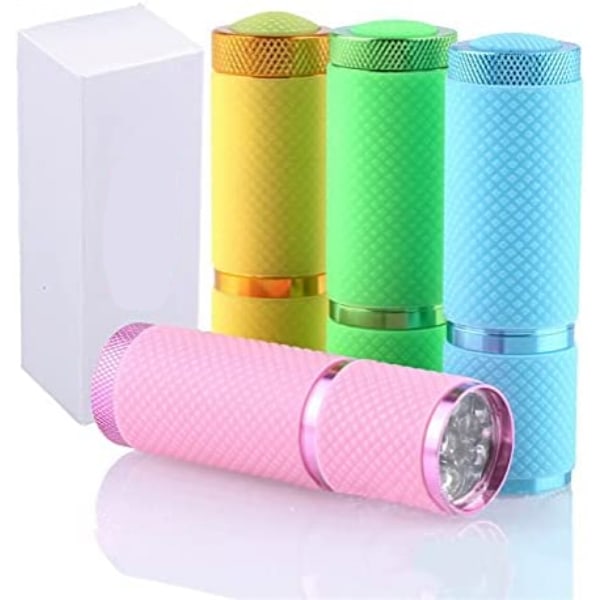 AVEKI 9 LED Pieni Kynsilamppu, Mini UV Kynsikuivain Geelikynsilakalle, Kannettava Taskulamppu Kynsitaiteeseen Pinkki