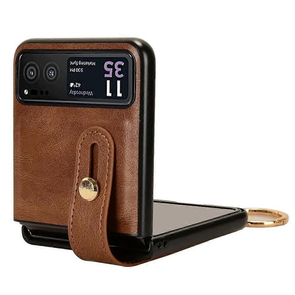 [LCS] Nahkakotelo Motorola Razr 40:lle Brown