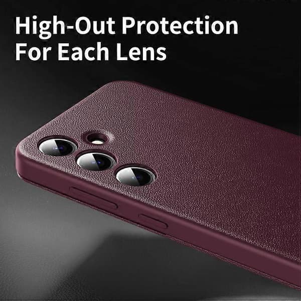 [LCS] För Samsung Galaxy S23 Ultra 5G Smart View Window Läderfodral med kortplats Red
