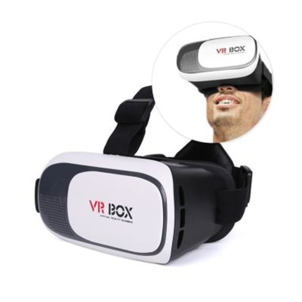 Virtual Reality Headset 3D Glasögon VR Box Universal för Sm