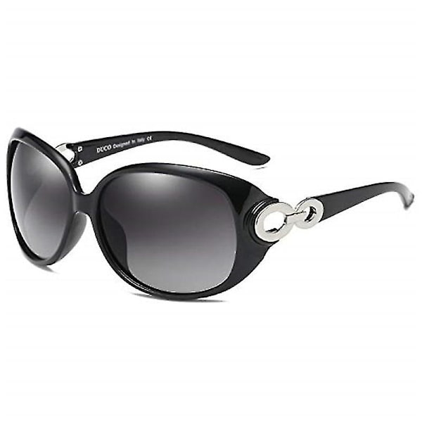 Dame Uv400 Klassiske Polariserede Stjerne Solbriller Black