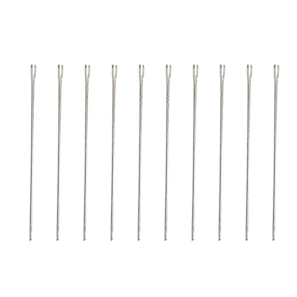 10 st Dockhår Nål Rerooting Verktyg Dockhår Stickningsnål Reroot Docktillverkningsnål 0,6 mm