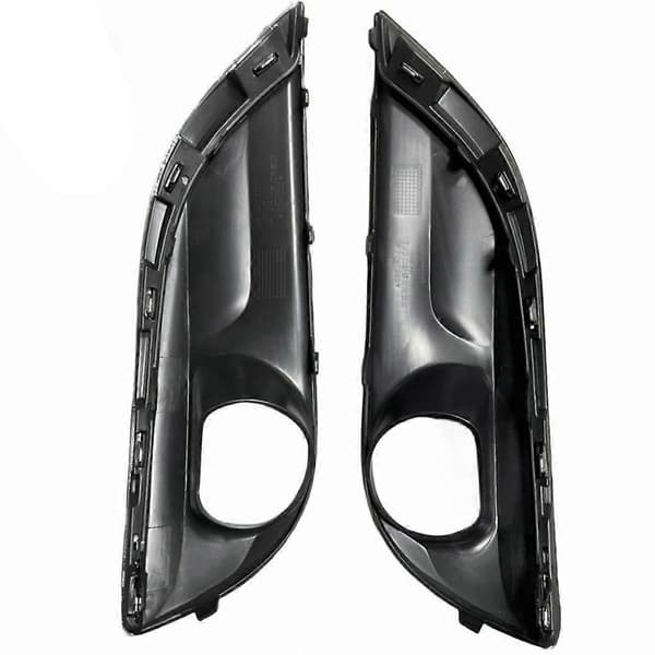 [LCS] Bilens tåkelysdeksel foran til Peugeot 308 2011-2016 Black&Silver