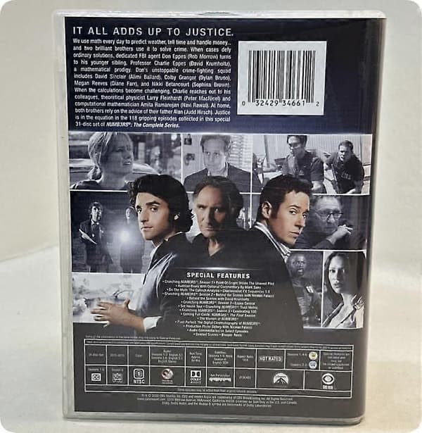 [LCS]Numbers The Complete Series (DVD, 31 levyn sarja, 2020, kaudet 1-6) UUSI