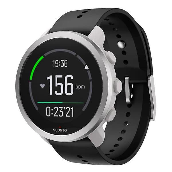 [LCS]Silikoninen ranneke Suunto 5 Peak -kellolle Black
