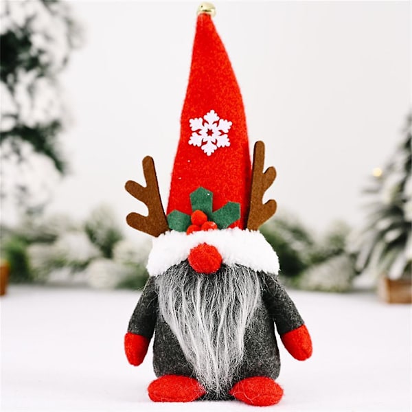 Porotontut Joulukoristeet Pehmolelu Kellolla, Tomte Joulupukki Skandinaavinen Figuriini Pohjoismainen Pehmo Tonttunukke, Joulutonttukoristeet, Kodin Sisustuslahjat Boy