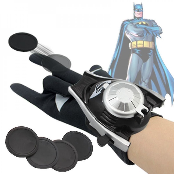 Marvel Dc Superhero Wrist Launcher Glove Shooting Barn Pojke Leksak Present Batman