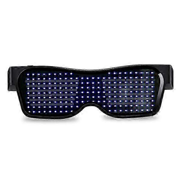[LCS] Appstyrte Bluetooth LED-partybriller USB-lading Blitsbriller Appstyring App Control BLUE