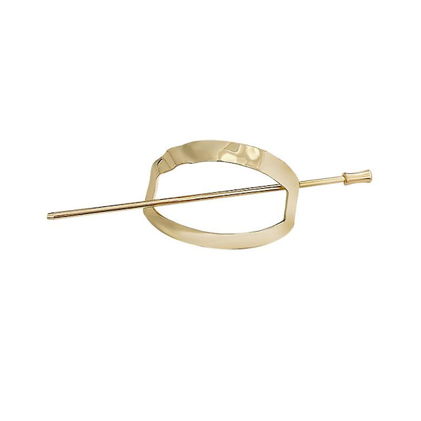 Geometrinen metallinen hiusneula, yksinkertainen kierretty kaareva hiusneula, hiustarvikkeet