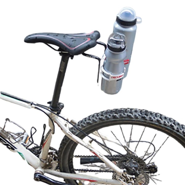 Cykel vattenflaska förlängningsfäste set (5 delar set). Med 2 500 ml termosflaskor och 2 cykelburar (svarta)