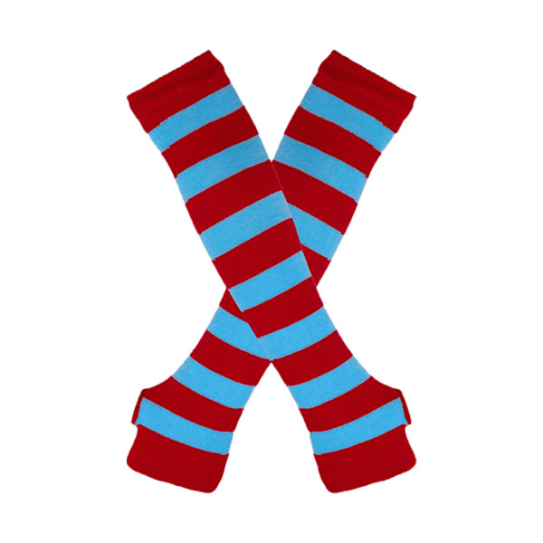 1/2/3/5 Knæstrømper til Tykke Lår Let at Tage På og Lavet i Rød og Blå 1Set Red and blue