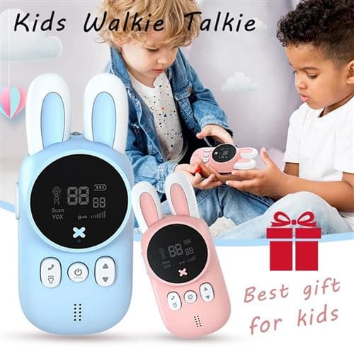 [LCS] Talkie Walkie 3km Blå ros 16x15x6cm 2-pack