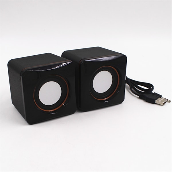 101Z Mini USB Datorhögtalare Set Små Musikhögtalare Externa Högtalare för Dator Laptop Underhållning