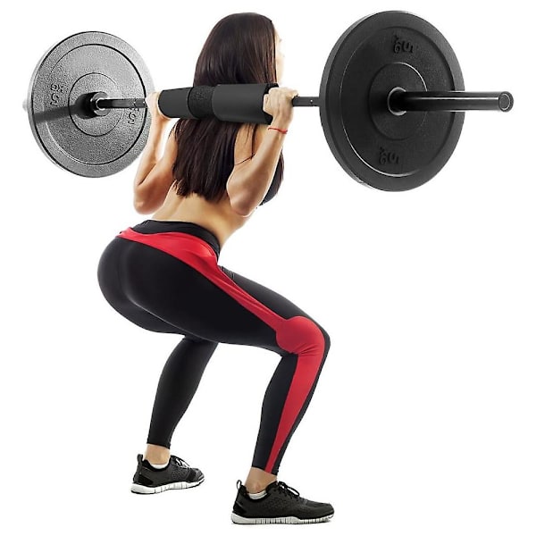 Skivstång Knäböj Nackskydd Kudde Skum Axelvaddering Fitness Vadderad Black