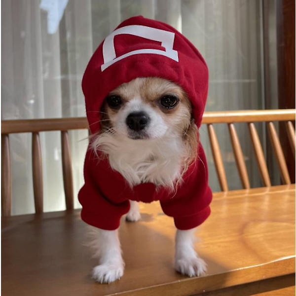 Kæledyr Squid Game Kat Hund Hættetrøje Varmt Kostume Tøj Triangle red XL