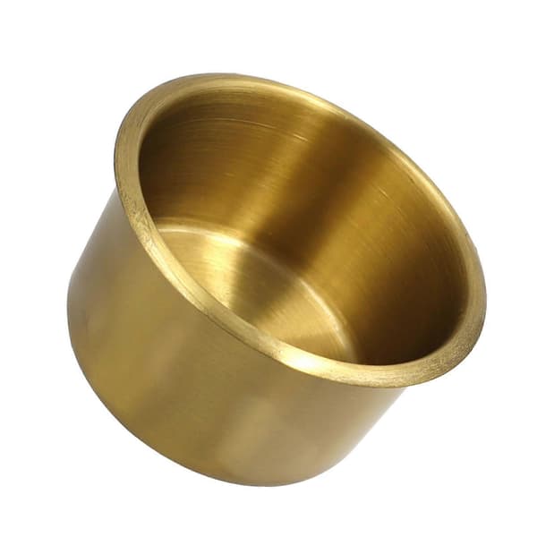 Forsænket kopholder i rustfrit stål til lastbil, marine, autocamper 9x5.5cm
