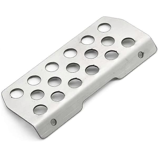 Rc Tilbehørsdele til Yikong YK4106 YK4107 1/10 RC Bilreservedele Opgraderinger Tilbehør Reservedele Rustfrit Stål Chassis Silver