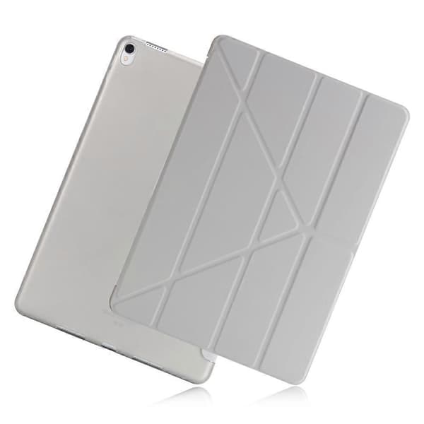 Origami Stand Læder Smart Case til iPad Air 10.5 (2019) Pro 10.5-tommer (2017) Grey Grey