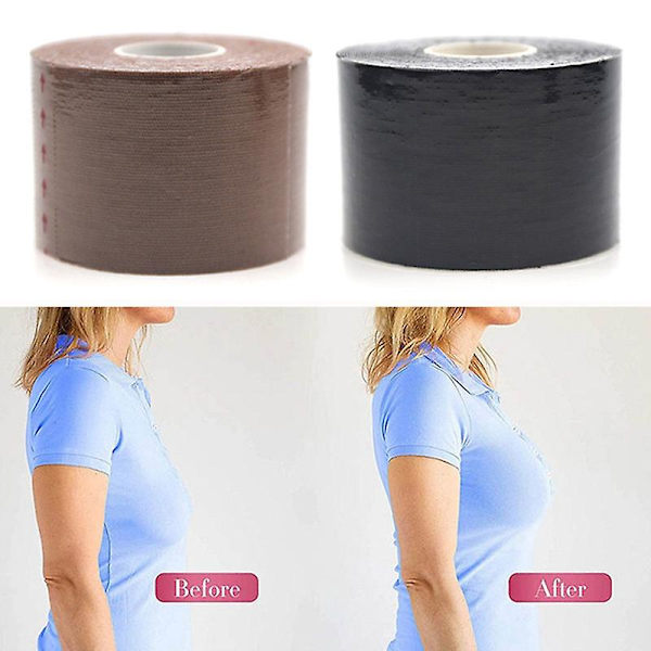 Näkymätön Rintojen Nostoteippi Rulla Push-up Rintaliivit Nännin Suojatarra Skin Color 2.5cm